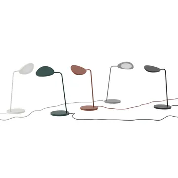 Leaf台灯白色 - 深绿色 - Muuto