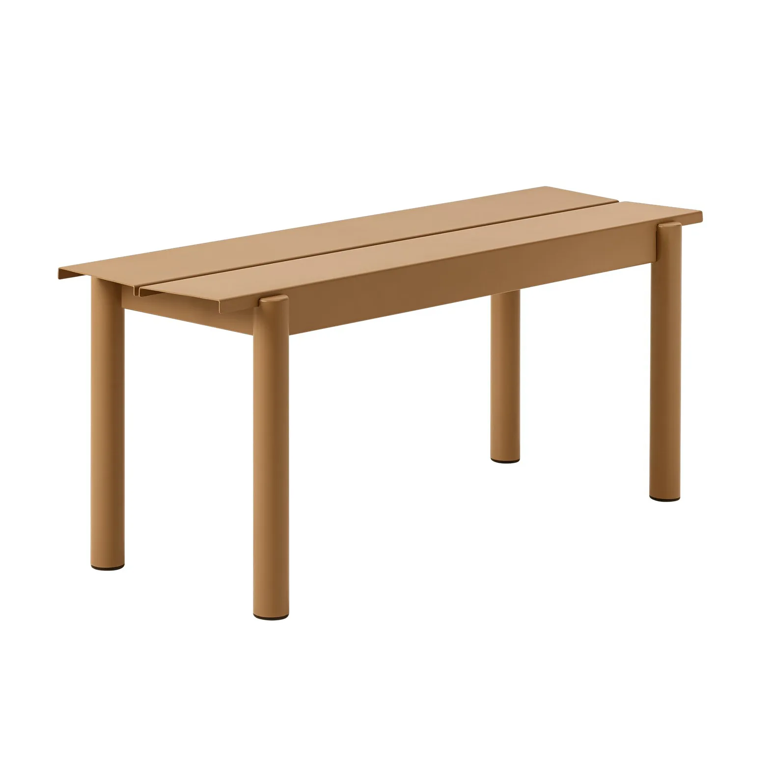 Linear 钢制长凳110cm, 焦橙色 Muuto