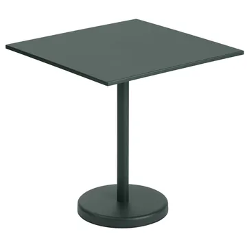 Linear 钢制桌子70x70cm - 深绿色 - Muuto