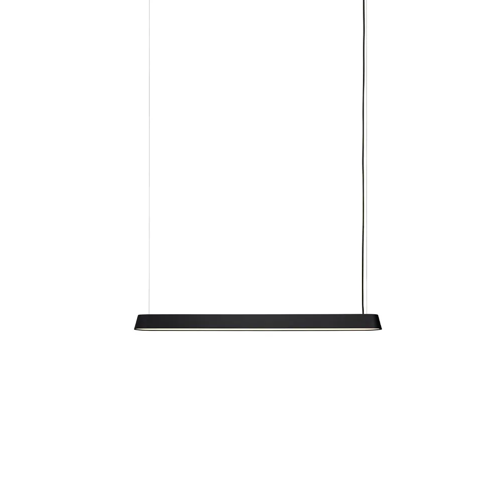 Linear 吊灯, 黑色_87.2cm Muuto