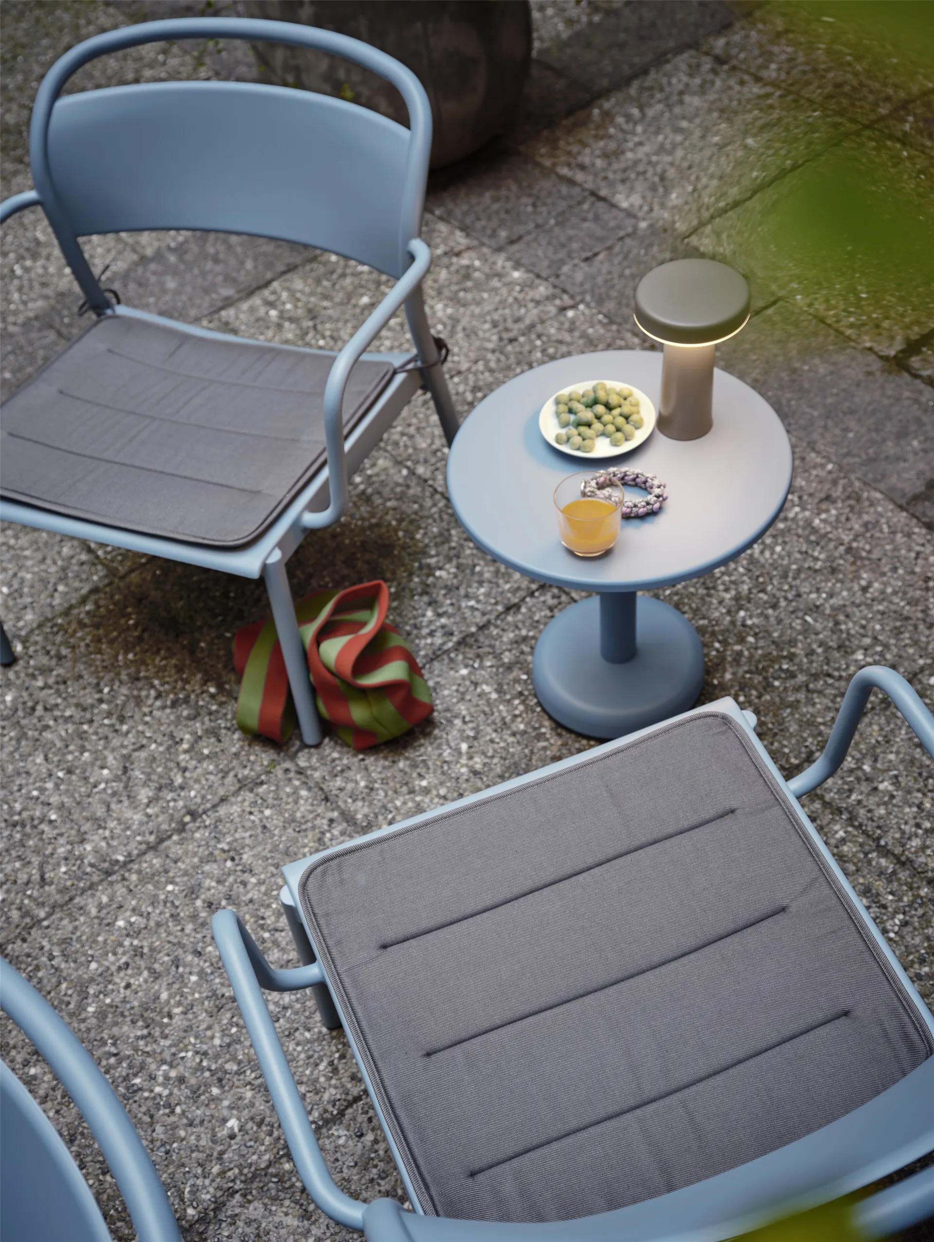 Linear Steel 扶手椅 座垫, Twitell 深灰色 Muuto