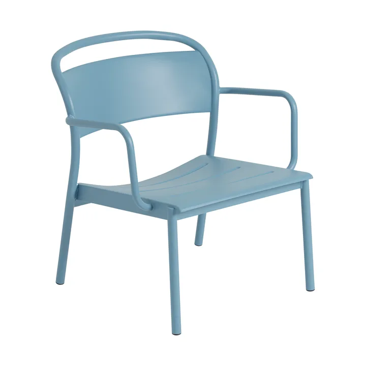 Linear Steel 休闲扶手椅 - 淡蓝色 - Muuto