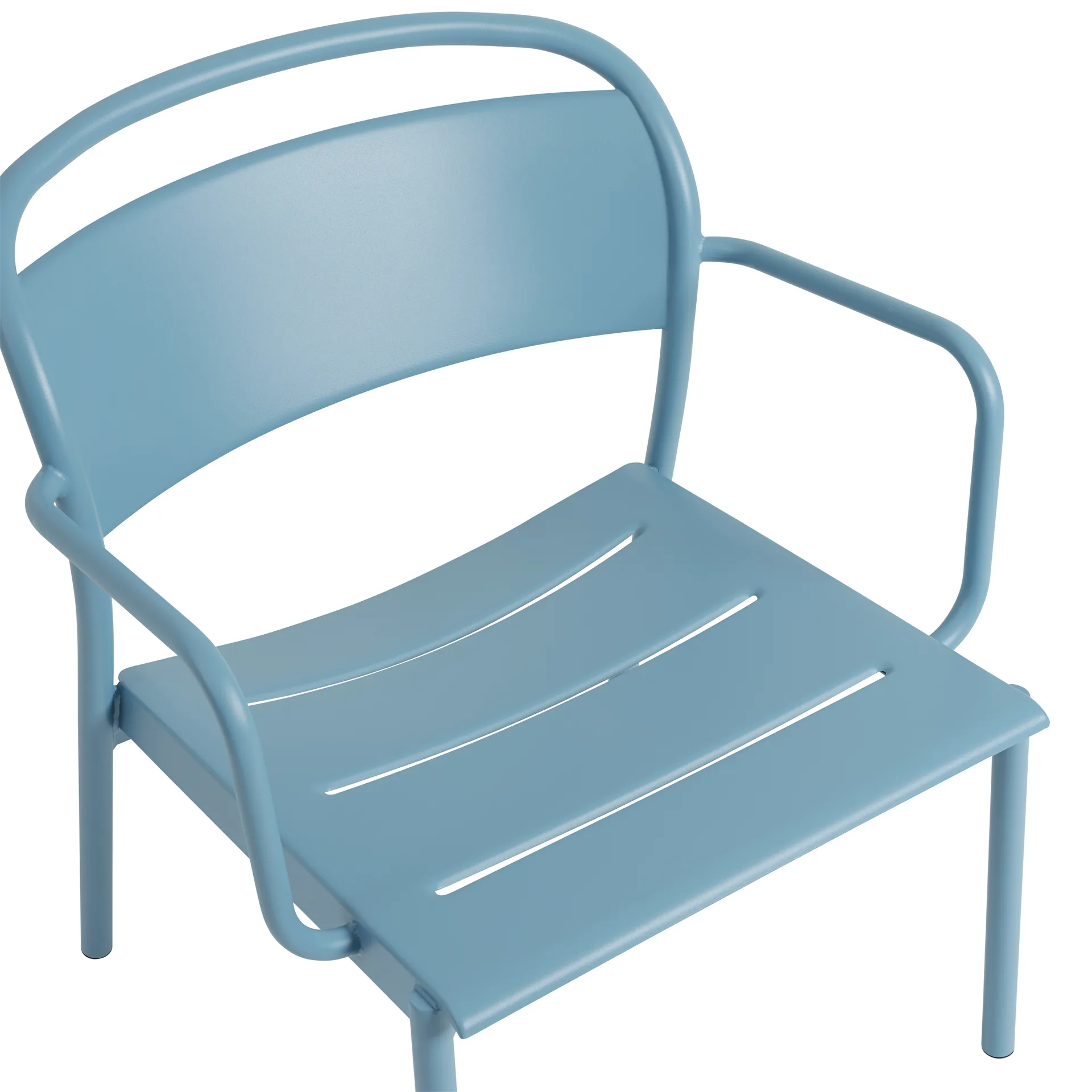 Linear Steel 休闲扶手椅, 淡蓝色 Muuto