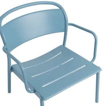 Linear Steel 休闲扶手椅 - 淡蓝色 - Muuto
