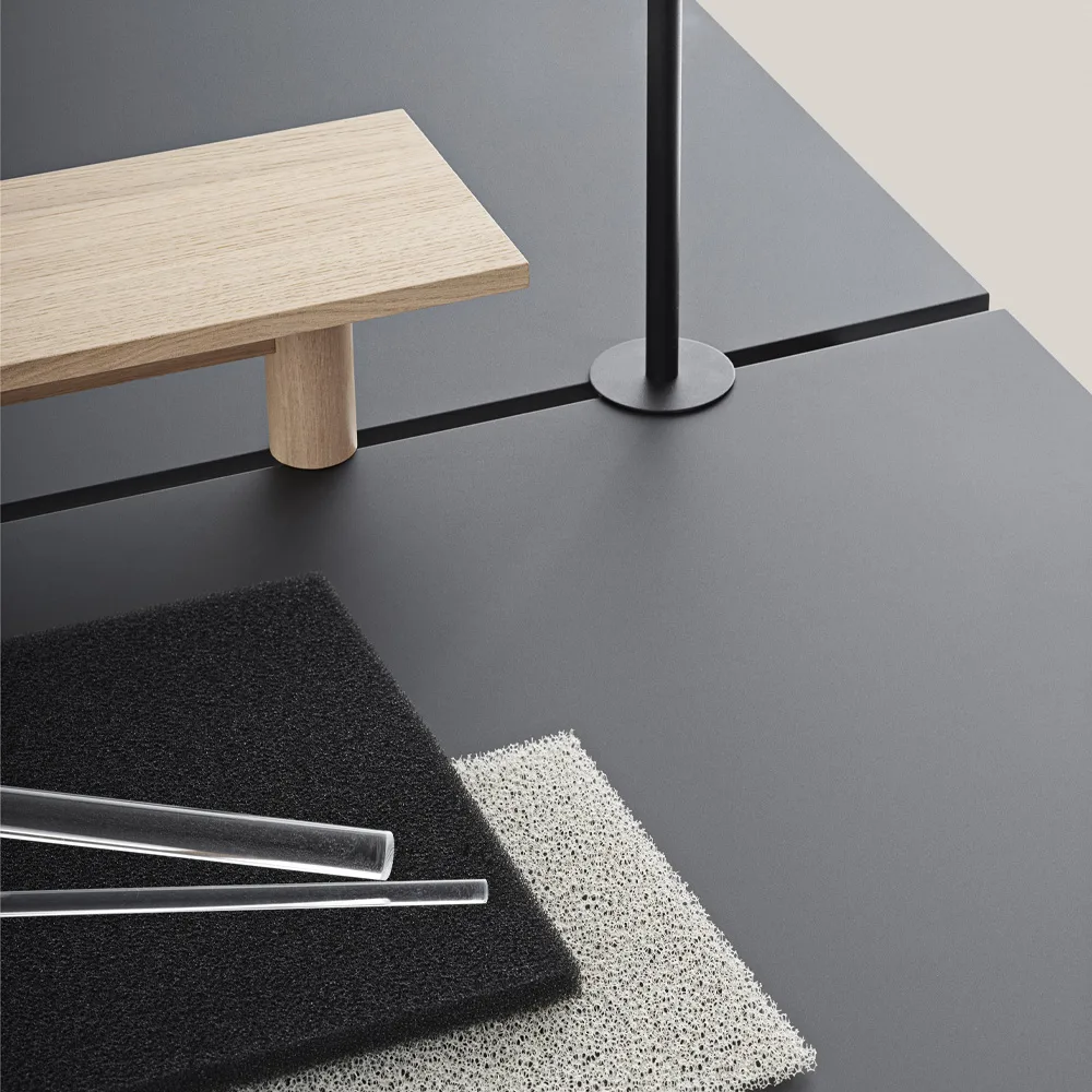 Linear System 模块化系统托盘, 橡木色_Ø24cm Muuto