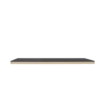 Linear System 模块化系统边桌中间模块 - 黑色纳米层压板配黑色 - Muuto