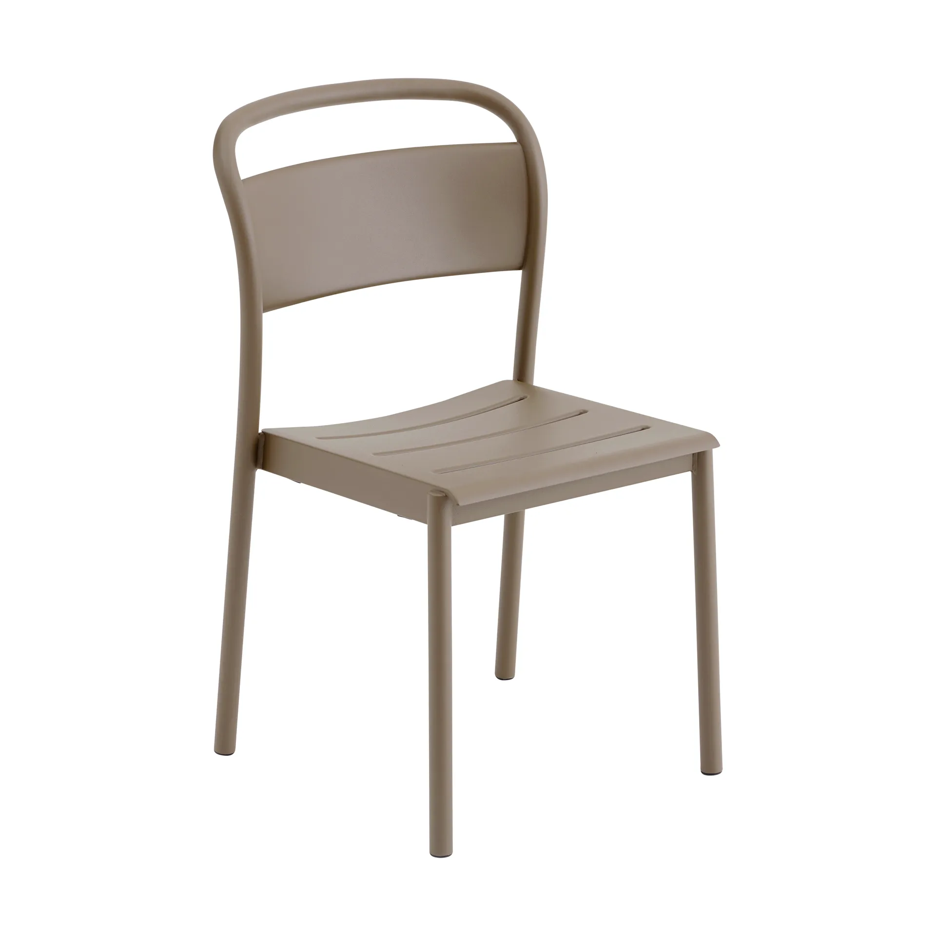 Linear 钢制 侧椅, 灰褐色 Muuto