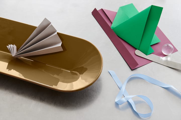 Mere 碗 51.5x21.5 cm, 褐色 调和绿 Muuto