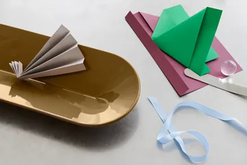 Mere 碗 51.5x21.5cm - 棕色_绿色 - Muuto