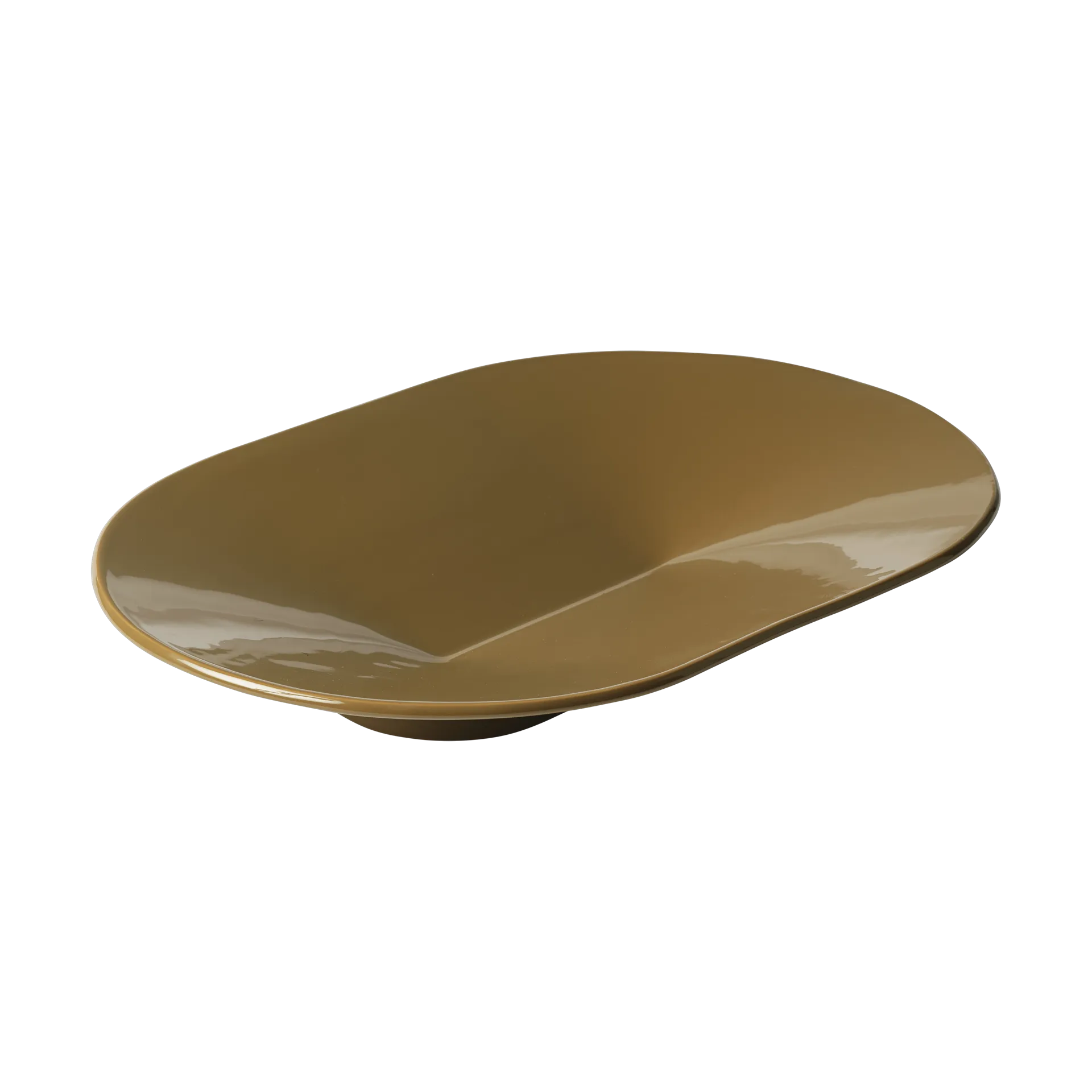 Mere 碗 52x36cm, 棕色_绿色 Muuto