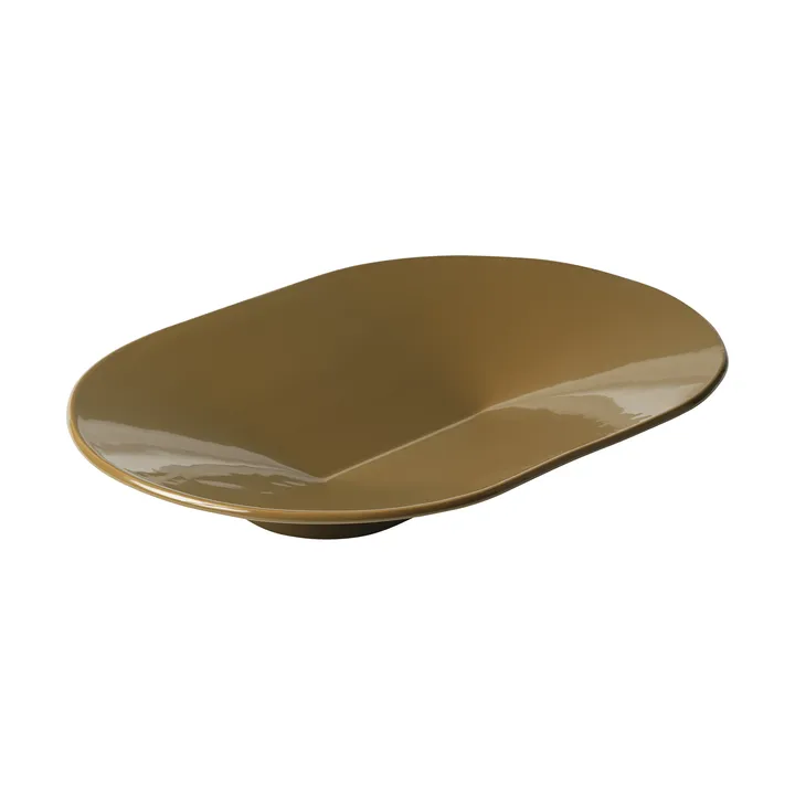 Mere 碗 52x36cm - 棕色_绿色 - Muuto