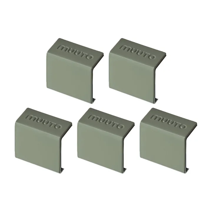 Mini stacked 2.0 夹子 5件装 - 绿色 - Muuto