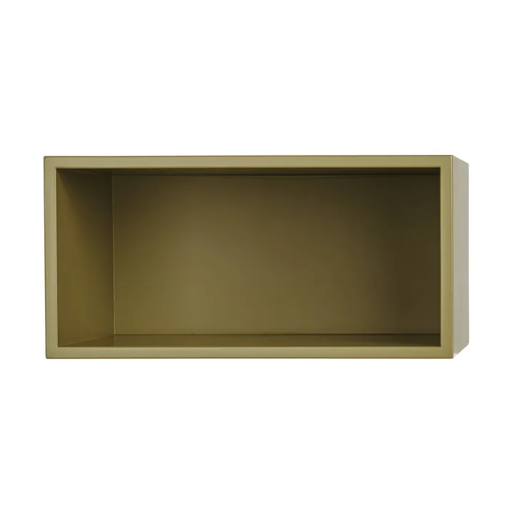 Mini stacked 2.0 收纳系统 小号 - 棕绿色 - Muuto