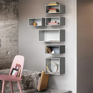 Mini stacked 2.0 收纳系统 大号 - 浅灰色 - Muuto