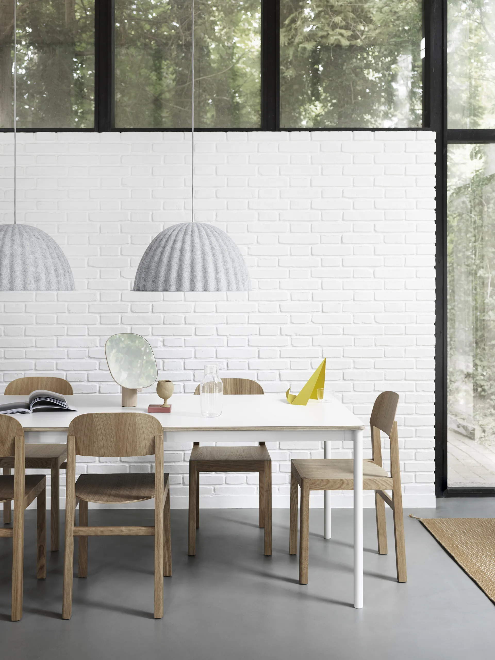 Muuto Bell系列55cm吸顶灯, Dark Green Muuto