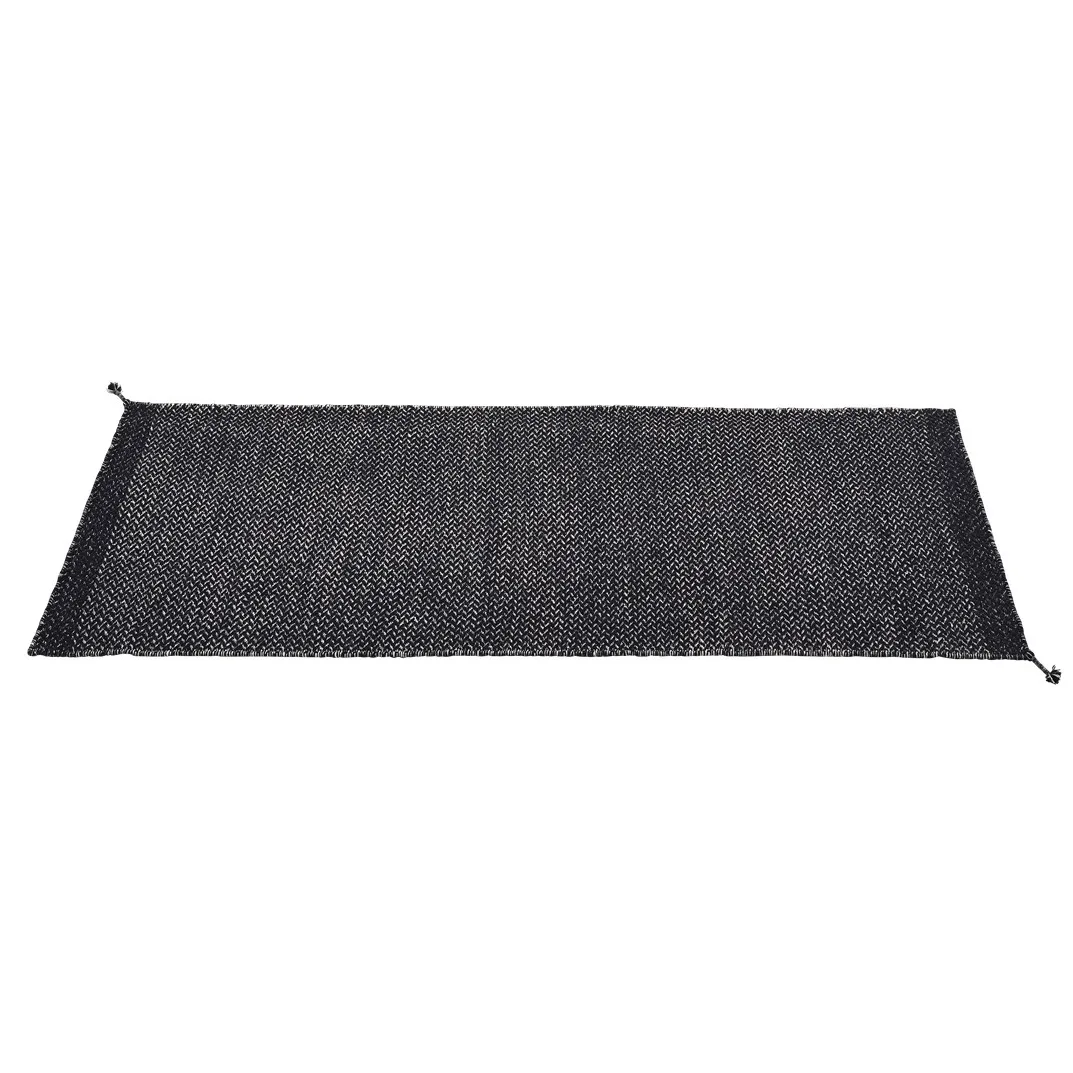 Muuto Ply系列 新西兰羊毛编织地毯 80×200cm, Midnight 蓝色 Muuto