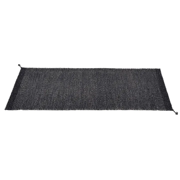 Muuto Ply系列 新西兰羊毛编织地毯 80×200cm - Midnight 蓝色 - Muuto