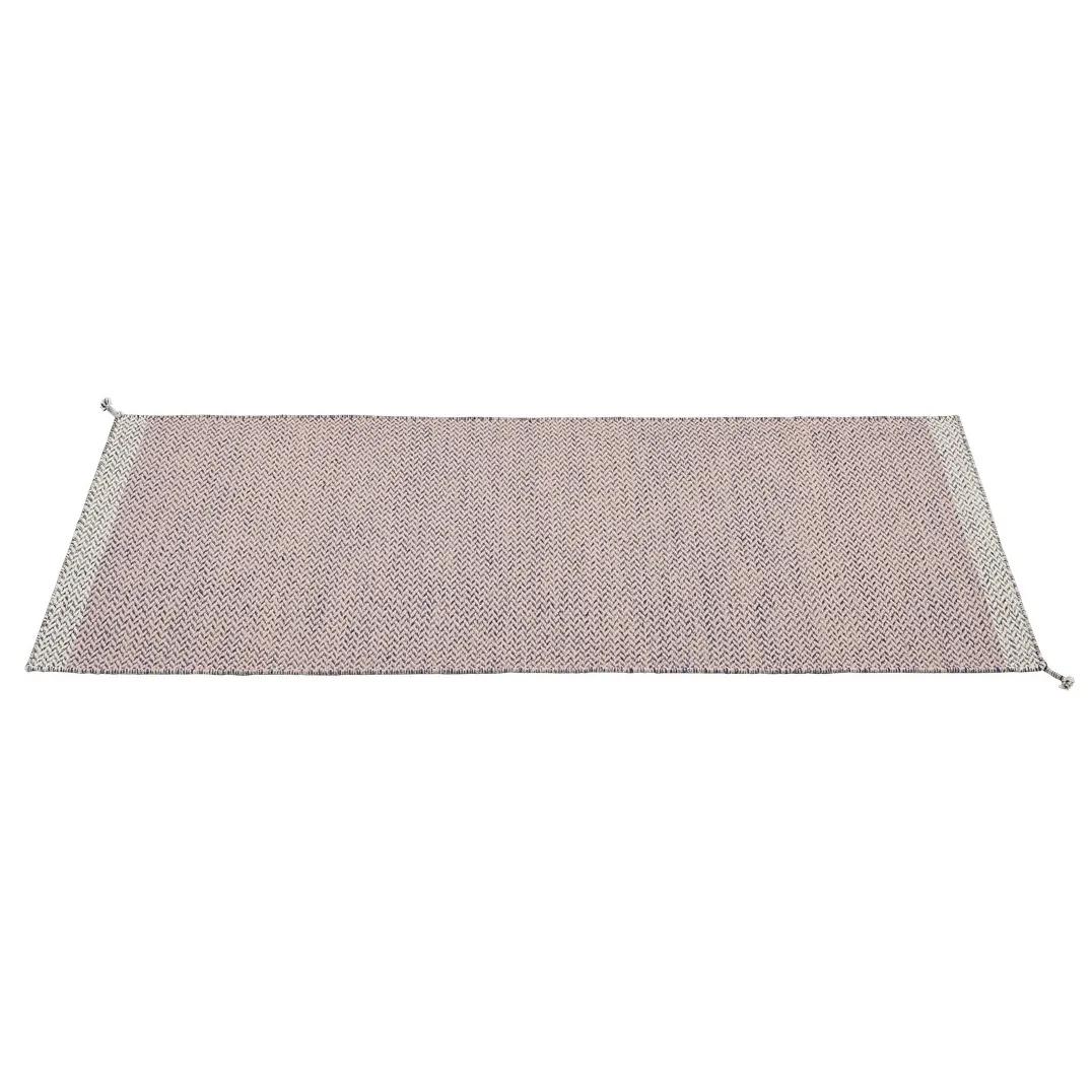 Muuto Ply系列 新西兰羊毛编织地毯 80×200cm, 粉色 Muuto