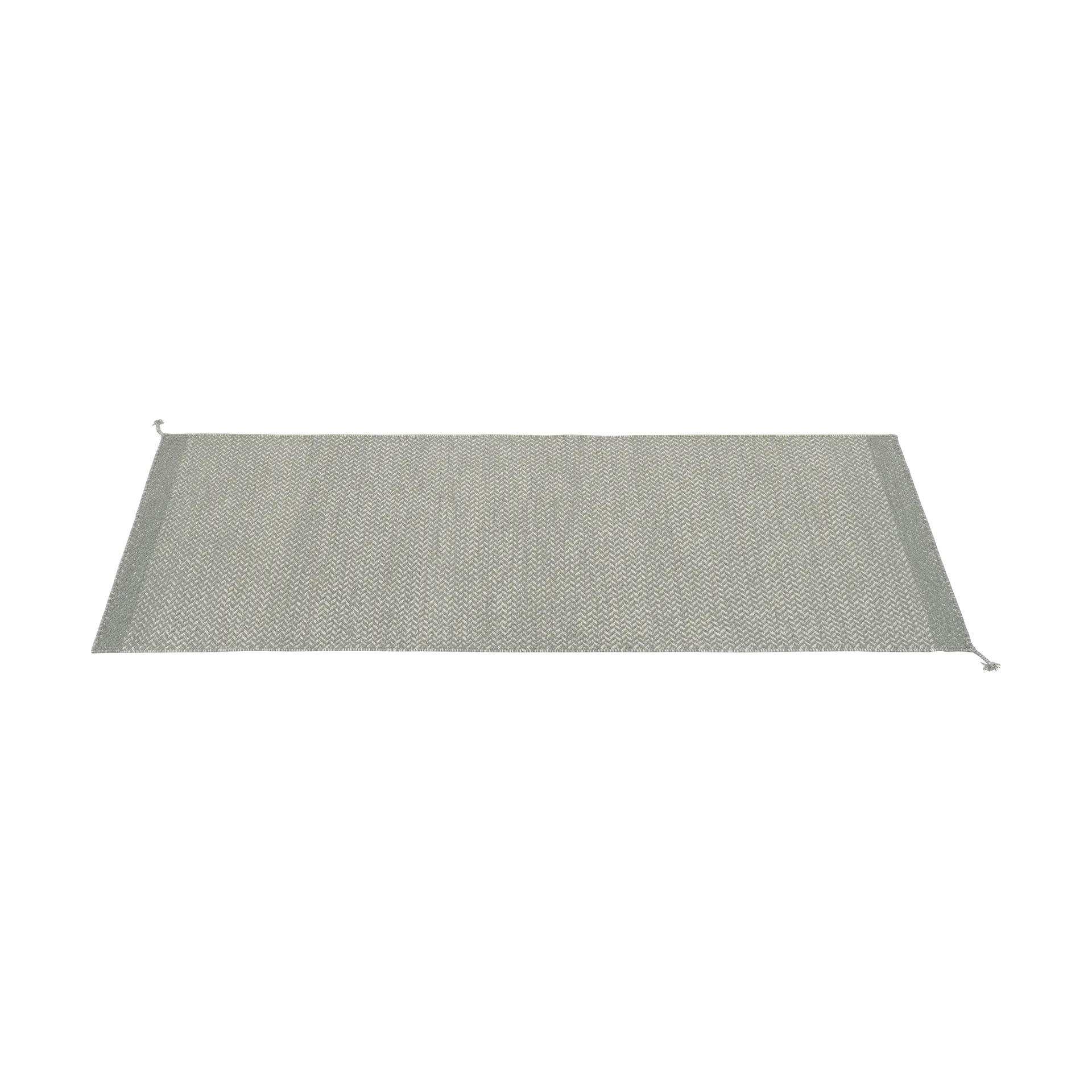 Muuto Ply系列 新西兰羊毛编织地毯 80×200cm, 灰色 Muuto
