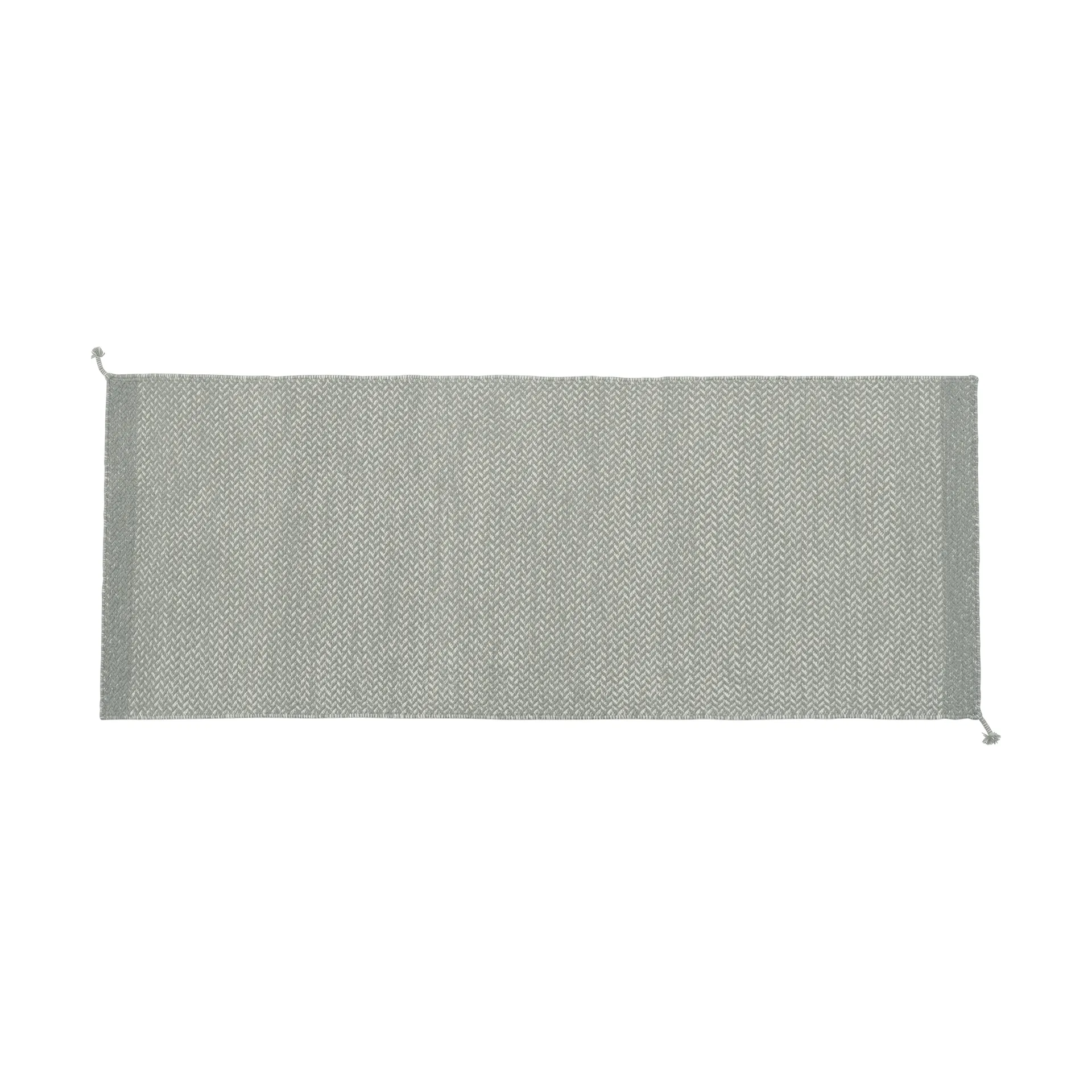 Muuto Ply系列 新西兰羊毛编织地毯 80×200cm, 灰色 Muuto