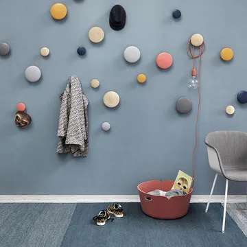 Muuto Varjo系列鱼骨纹羊毛地毯 170×240cm - 蓝色 - Muuto