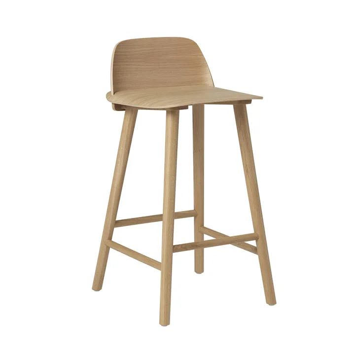 Nerd 吧台椅65Cm - 橡木 - Muuto