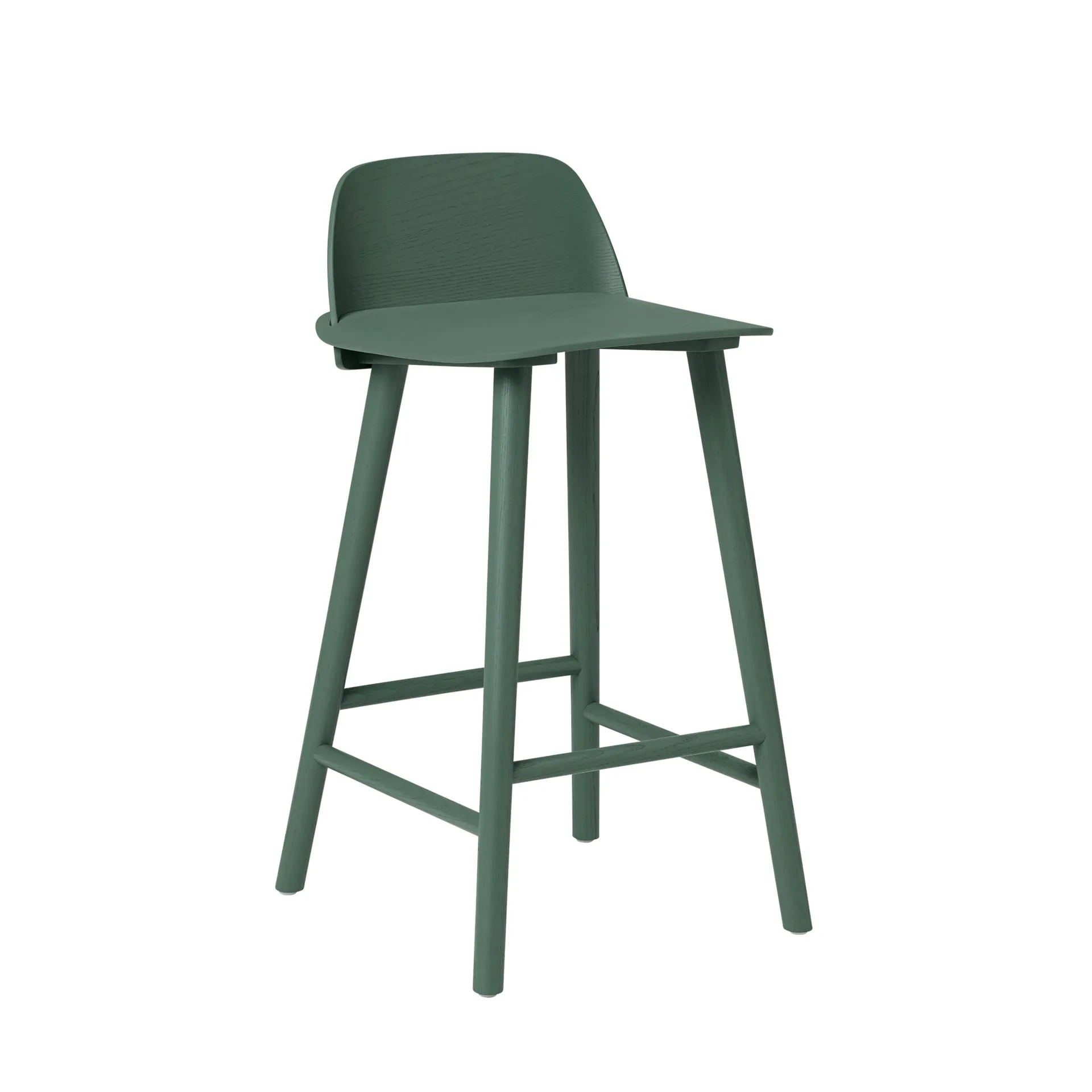 Nerd 吧台椅65Cm, 绿色 Muuto