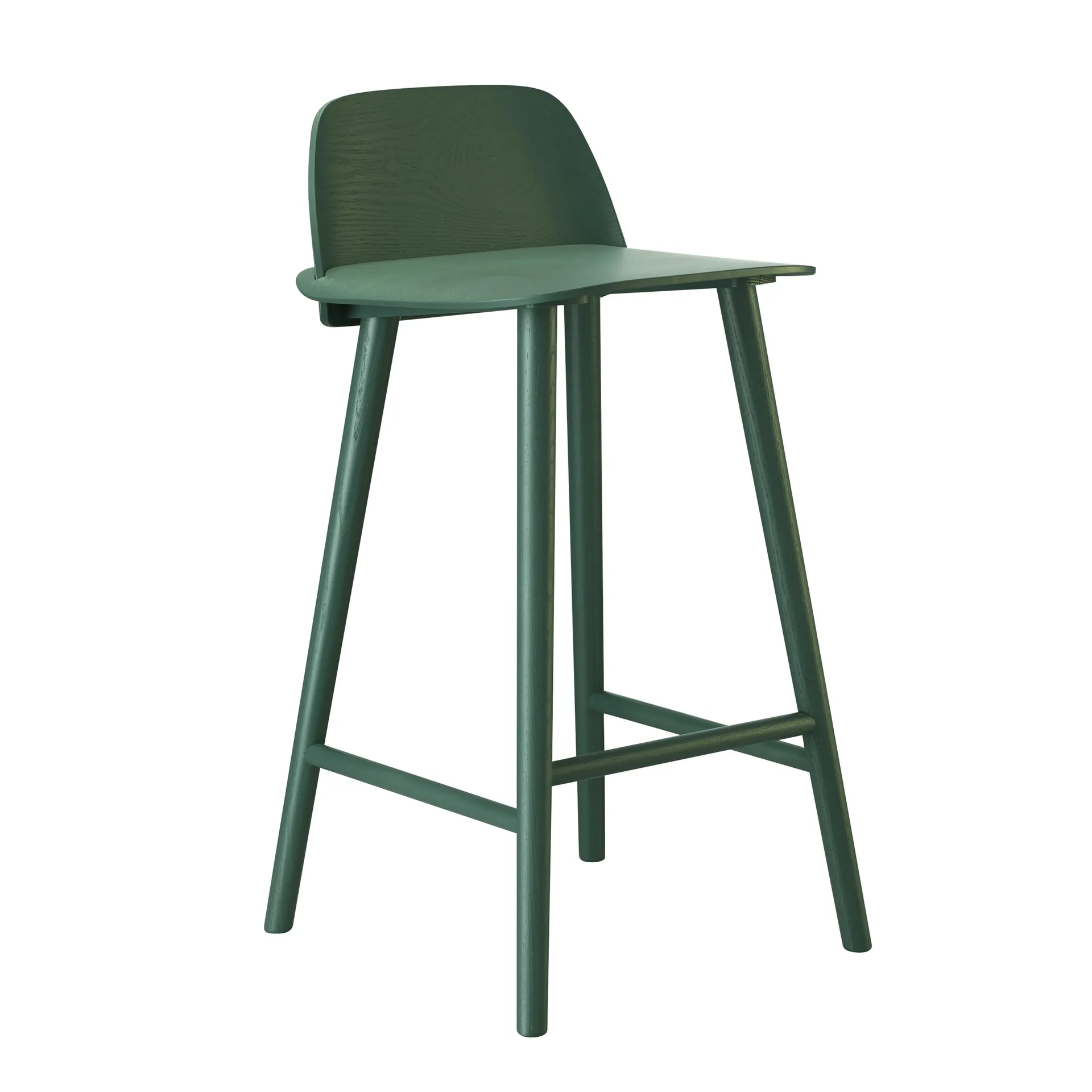 Nerd Barstool, Dark-绿色 Muuto