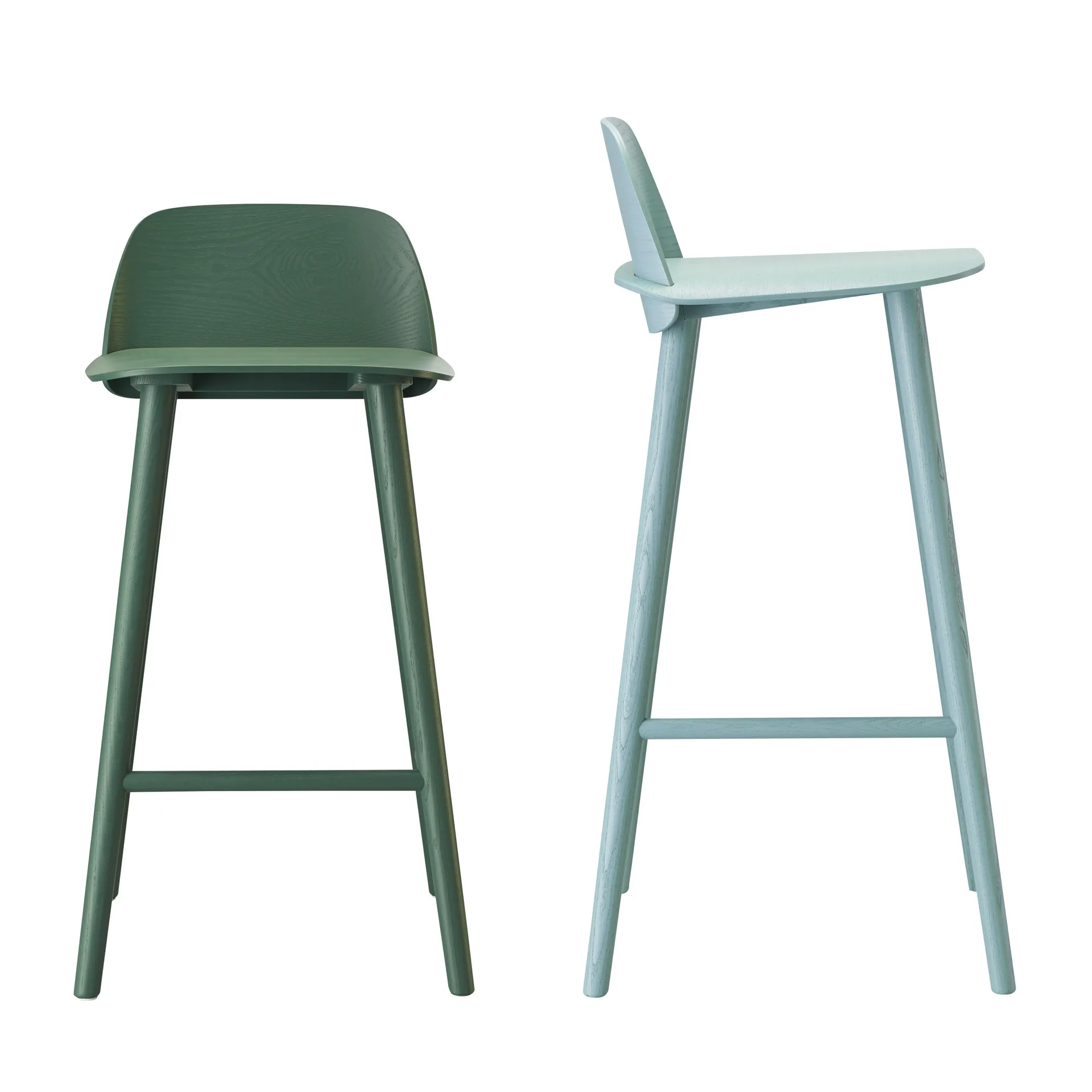 Nerd Barstool, Dark-绿色 Muuto