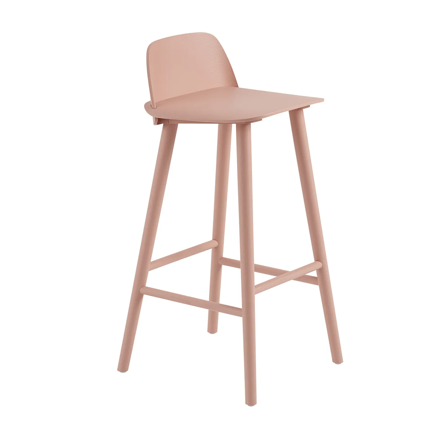 Nerd 吧台椅, 棕玫瑰色 Muuto