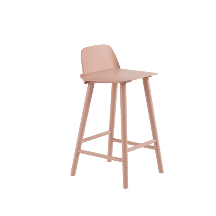 Nerd 吧台凳 - 棕玫瑰色 - Muuto