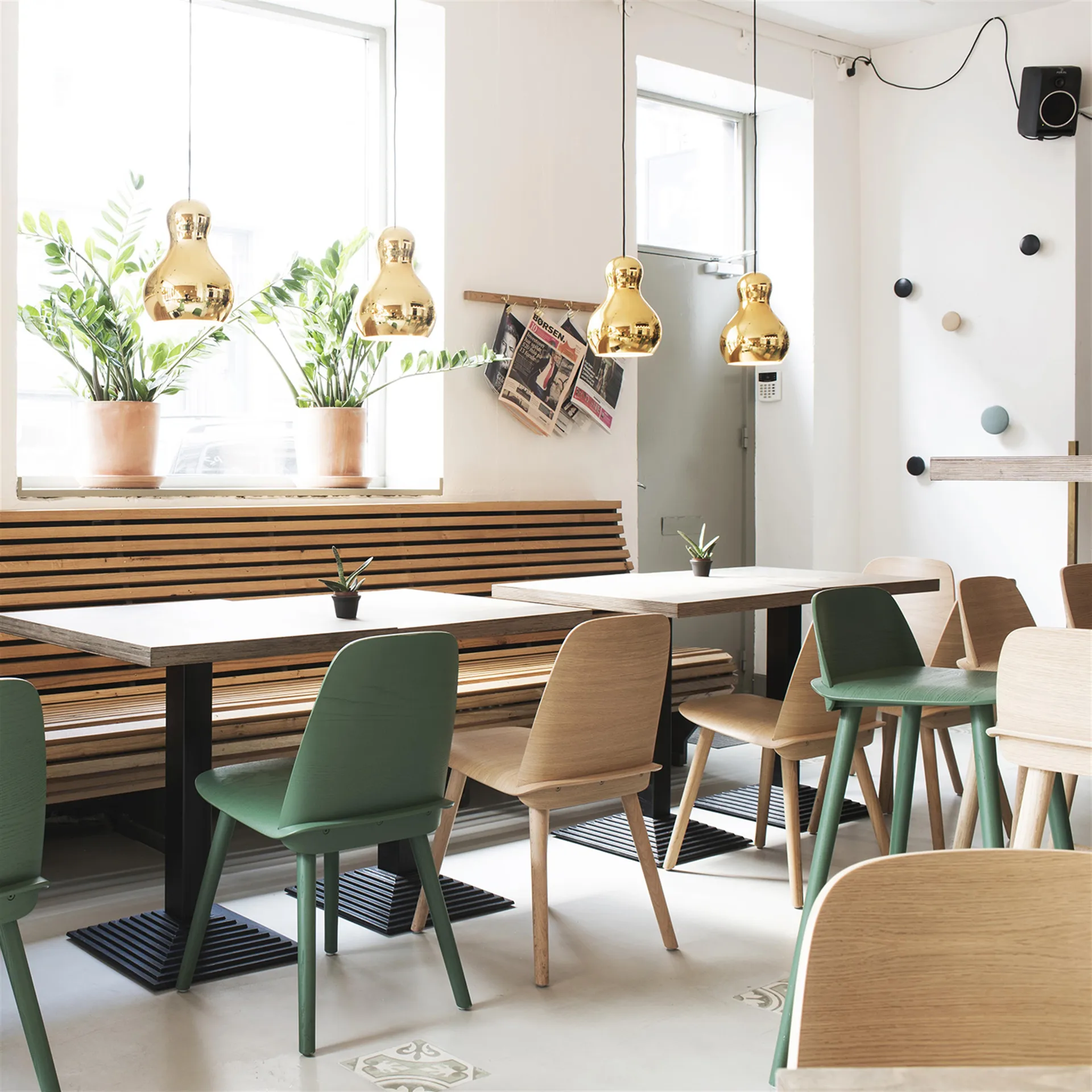 Nerd 椅子, 绿色 Muuto