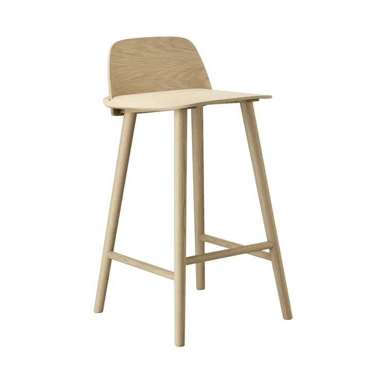 Nerd 吧台椅 - 橡木 - Muuto