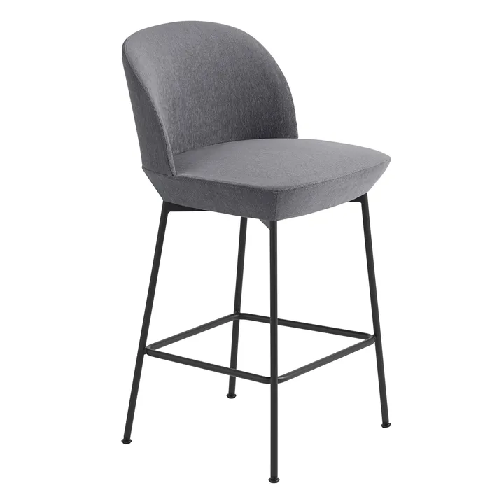 Oslo 吧台高脚椅座椅65cm - Still 161系列_炭黑色 - Muuto