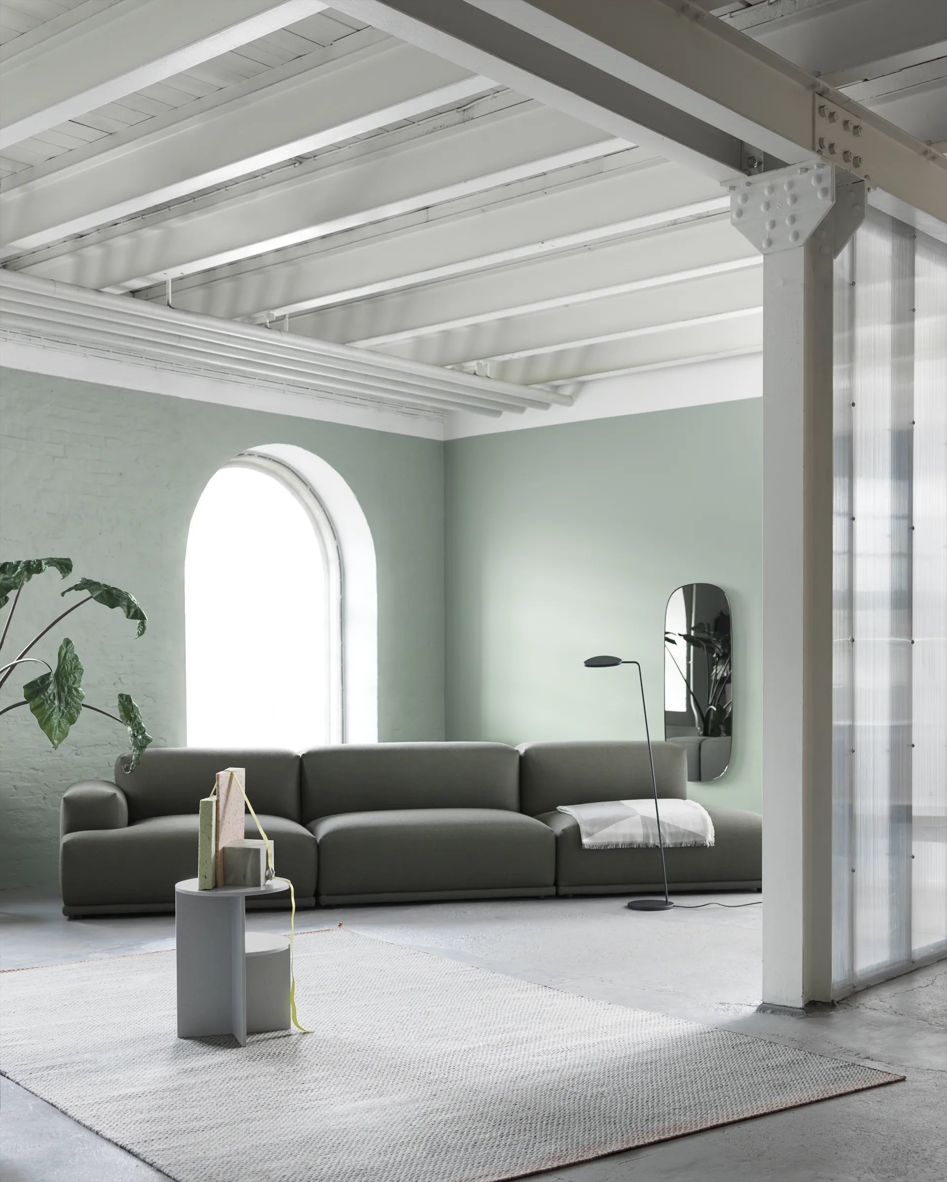 Ply 羊毛 地毯 270x360 cm, 灰色 Muuto