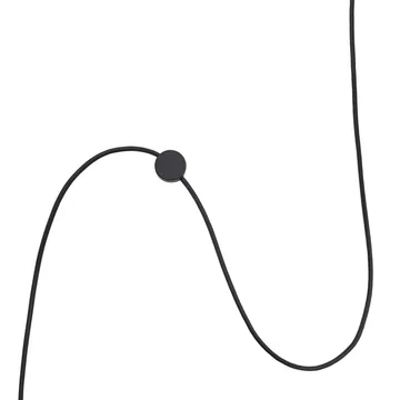 Post magnetic cord bracket for 壁灯 - 黑色 - Muuto