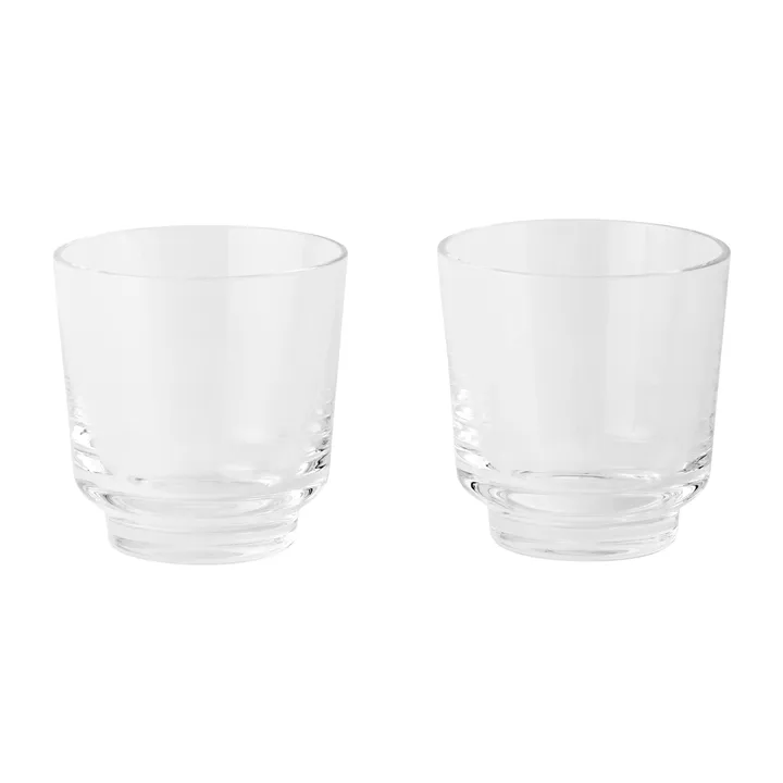 Raise 玻璃杯200ml 2件装 - 透明 - Muuto