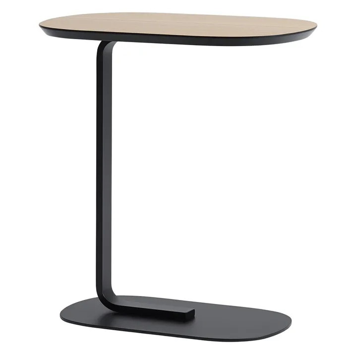 Relate 边桌60.5cm - 橡木_黑色 - Muuto