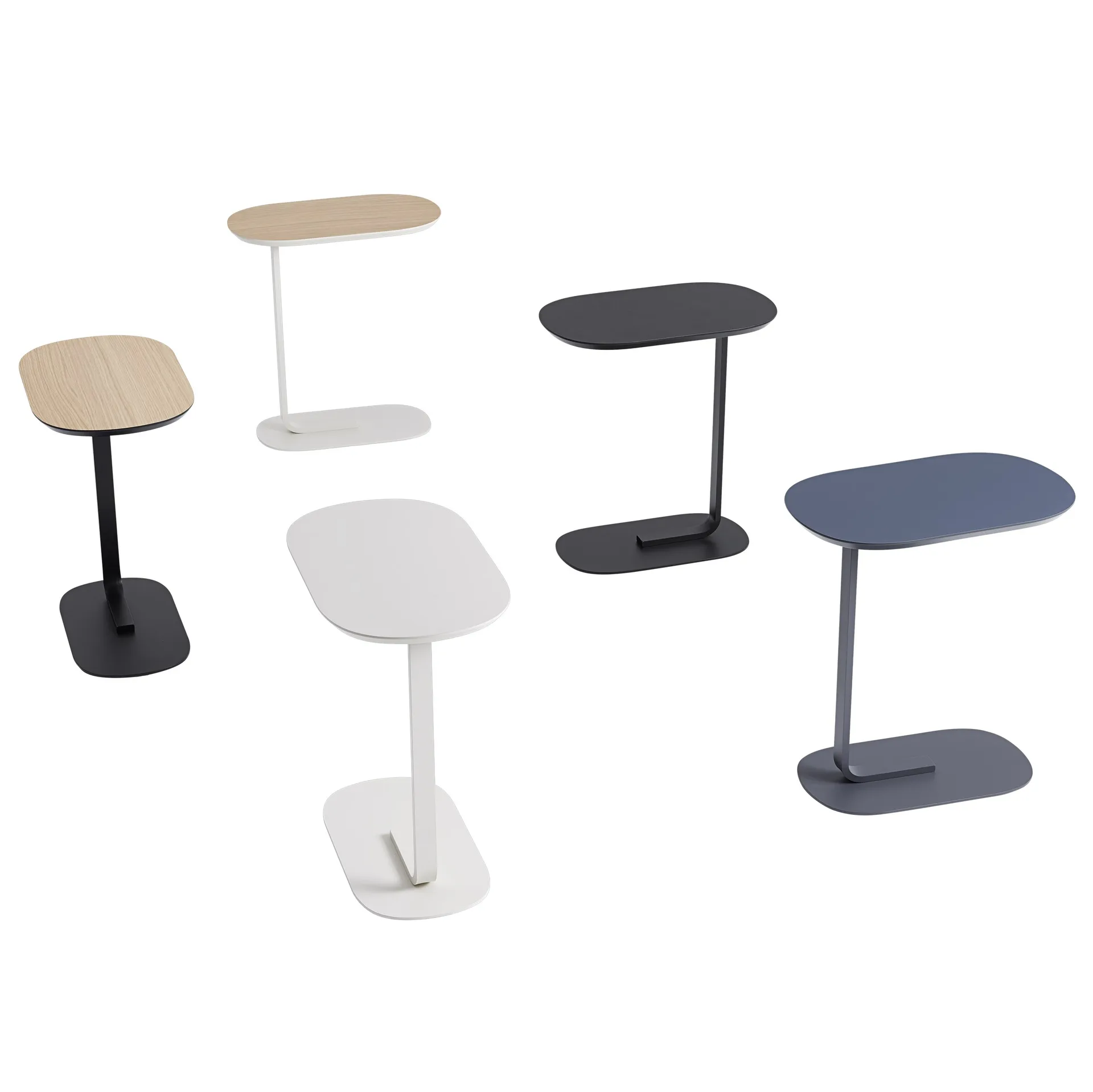 Relate 边桌60.5cm, 橡木_白色 Muuto