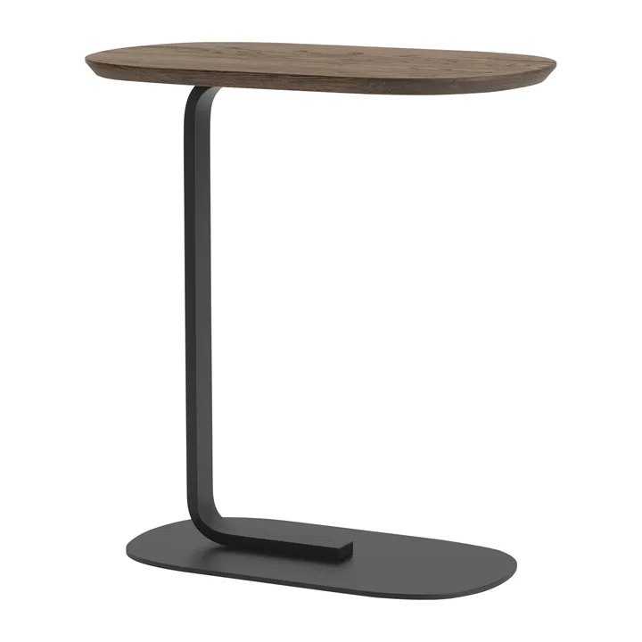 Relate 边桌60.5cm - 烟熏橡木_黑色 - Muuto