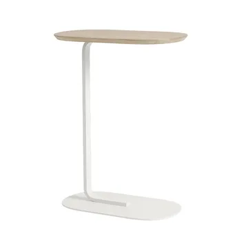 Relate 北欧简约风格边几高73.5cm - Solid oak-米白色 - Muuto