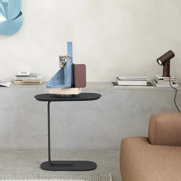 Relate 北欧简约风格边几高73.5cm - Solid oak-米白色 - Muuto