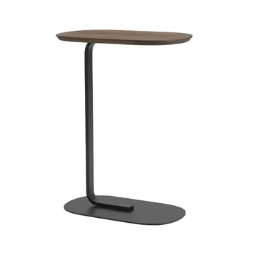 Relate 北欧简约风格边几高73.5cm - 烟熏橡木配黑色 - Muuto