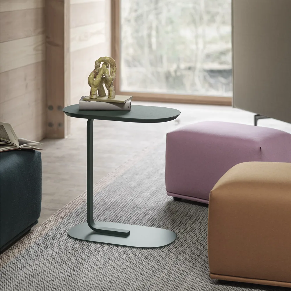 Relate 北欧简约风格边几高73.5cm, 深绿色 Muuto