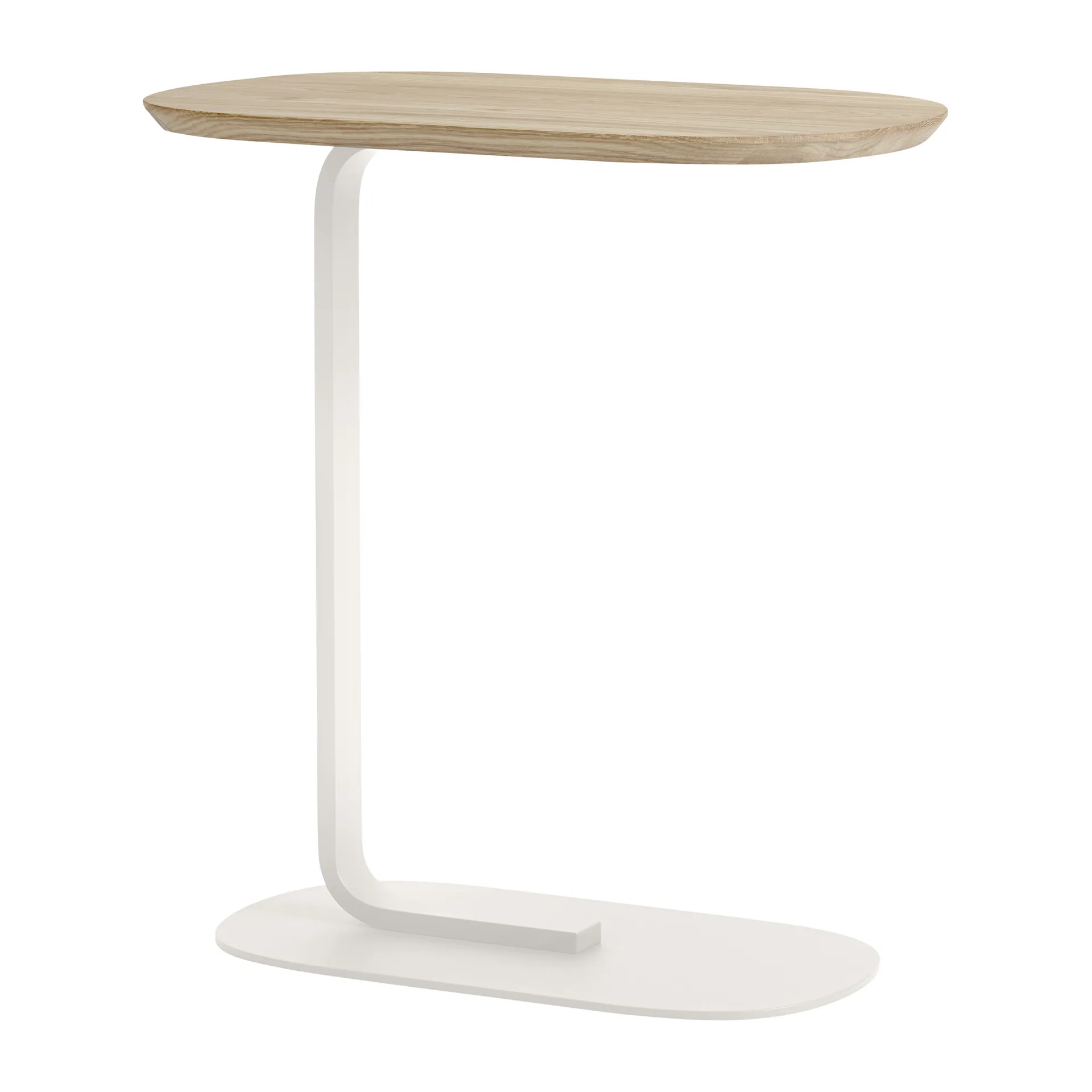 Relate sidetable 60,5 cm, Oak - off 白色 Muuto