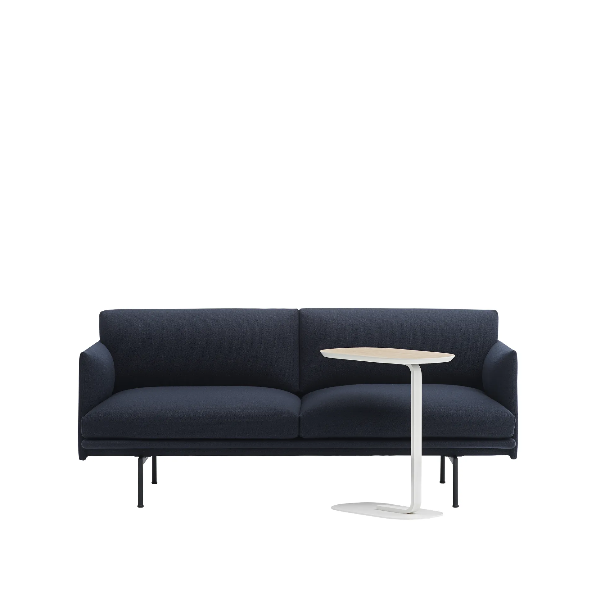 Relate sidetable 60,5 cm, Oak - off 白色 Muuto