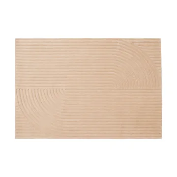 Relevo Rug Quattro 羊毛地毯 - 浅玫瑰色，170x240 cm - Muuto