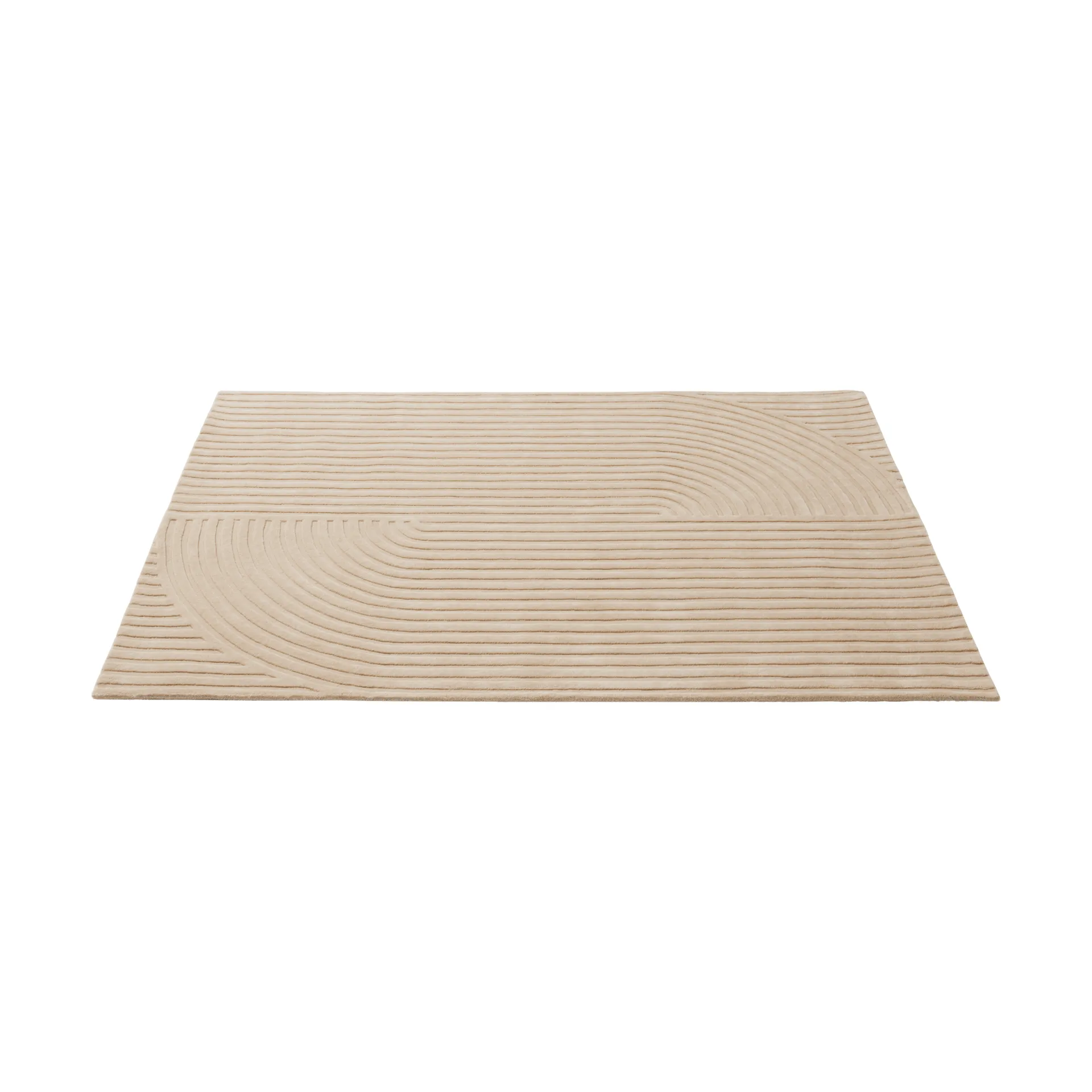 Relevo Rug Quattro 羊毛地毯, 浅玫瑰色，170x240 cm Muuto