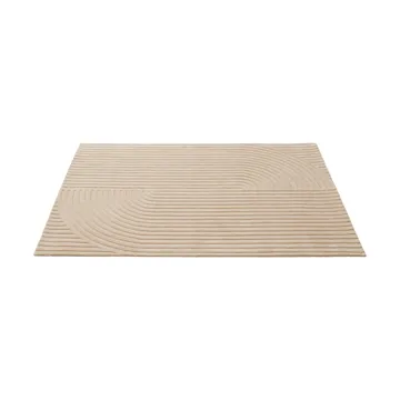 Relevo Rug Quattro 羊毛地毯 - 浅玫瑰色，170x240 cm - Muuto