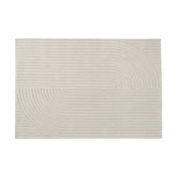 Relevo Rug Quattro 羊毛地毯 - 米白色，170x240cm - Muuto